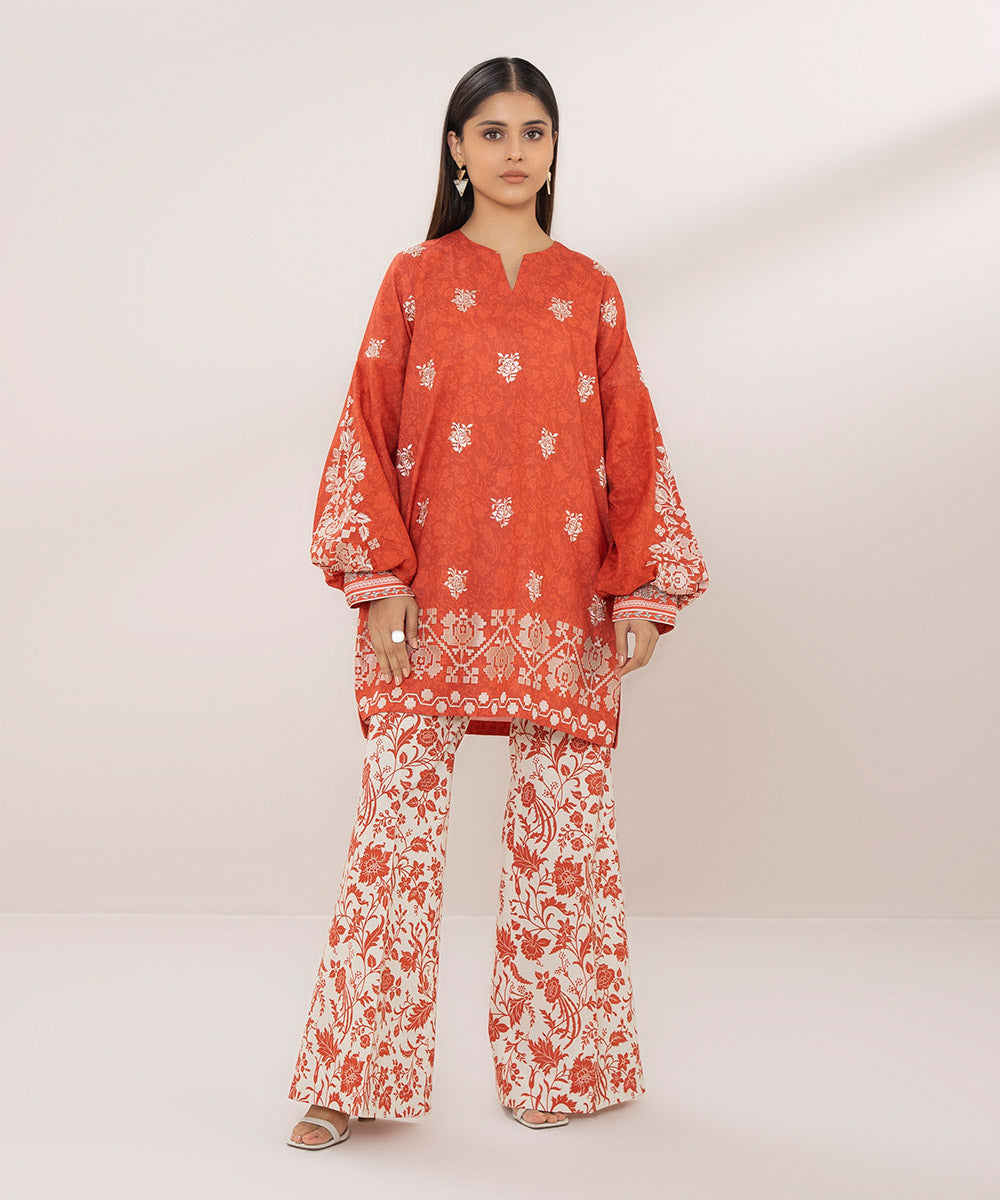 2 Piece - Embroidered Lawn Suit