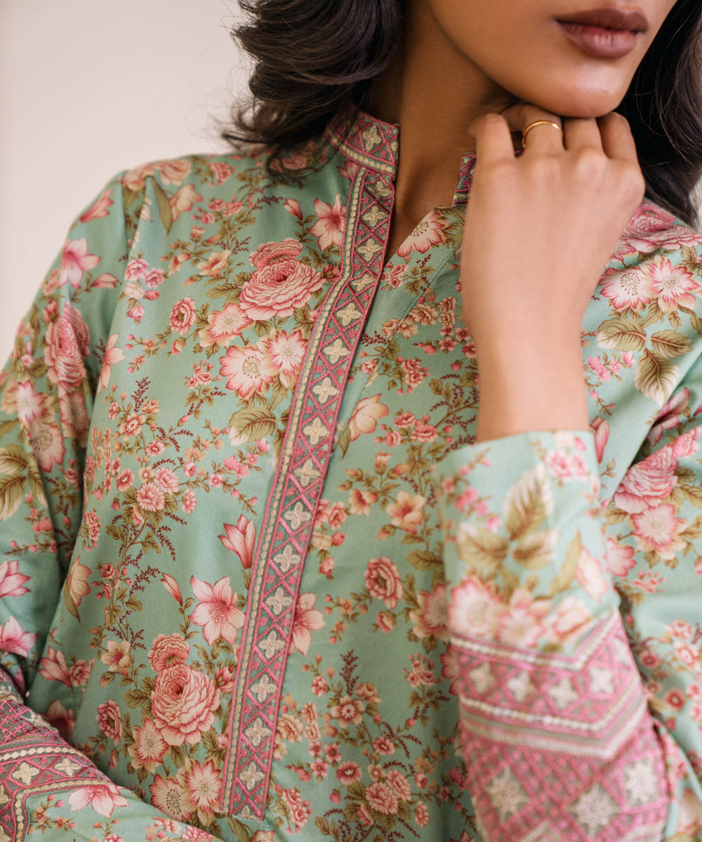 2 Piece - Embroidered Lawn Suit