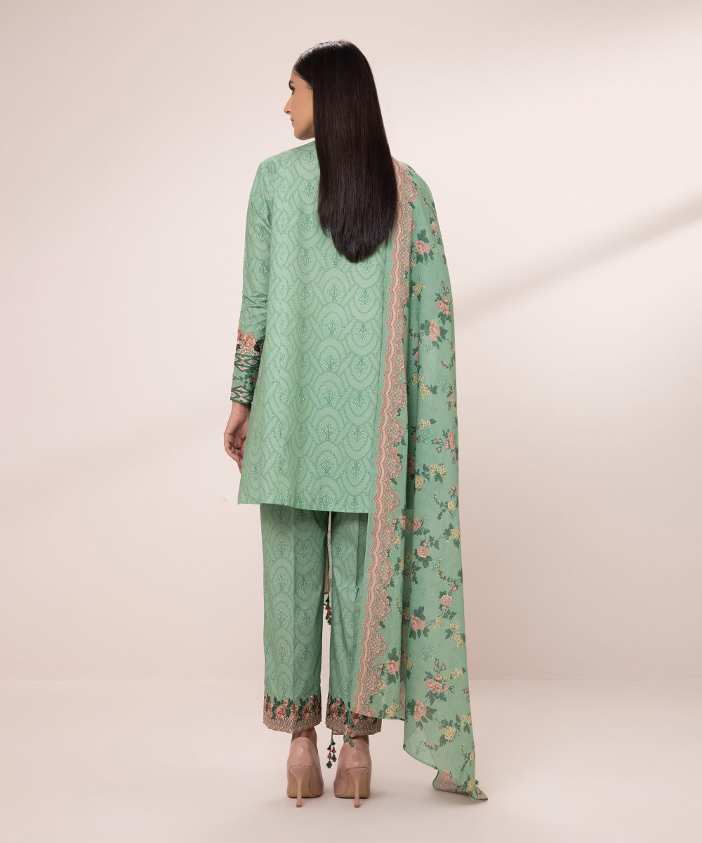 3 Piece - Embroidered Lawn Suit