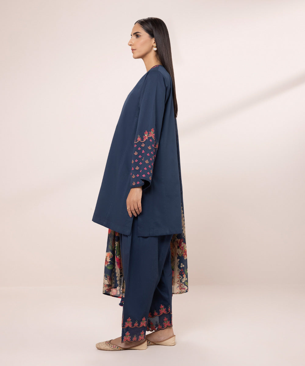 3 Piece - Embroidered Lawn Suit