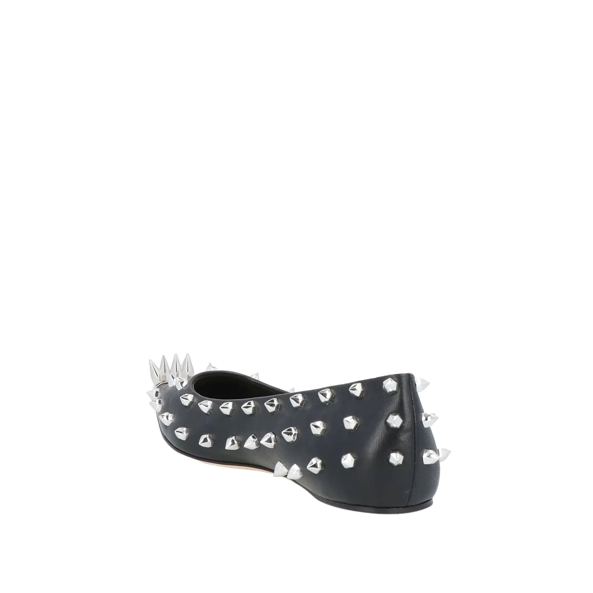 Alexander Mcqueen Punk in pelle con borchie SCARPE BASSE