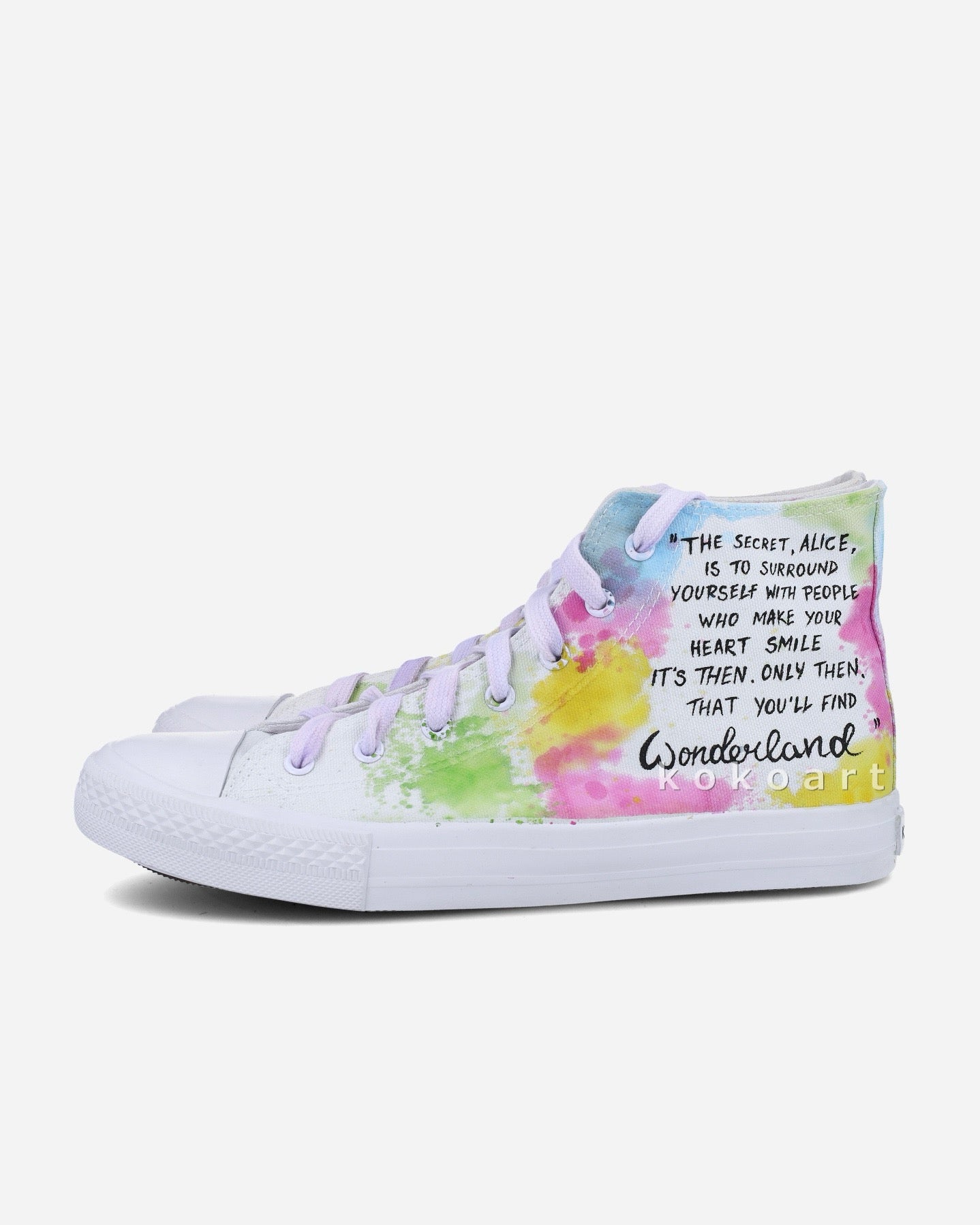 Alice in Wonderland Hand Painted Shoes