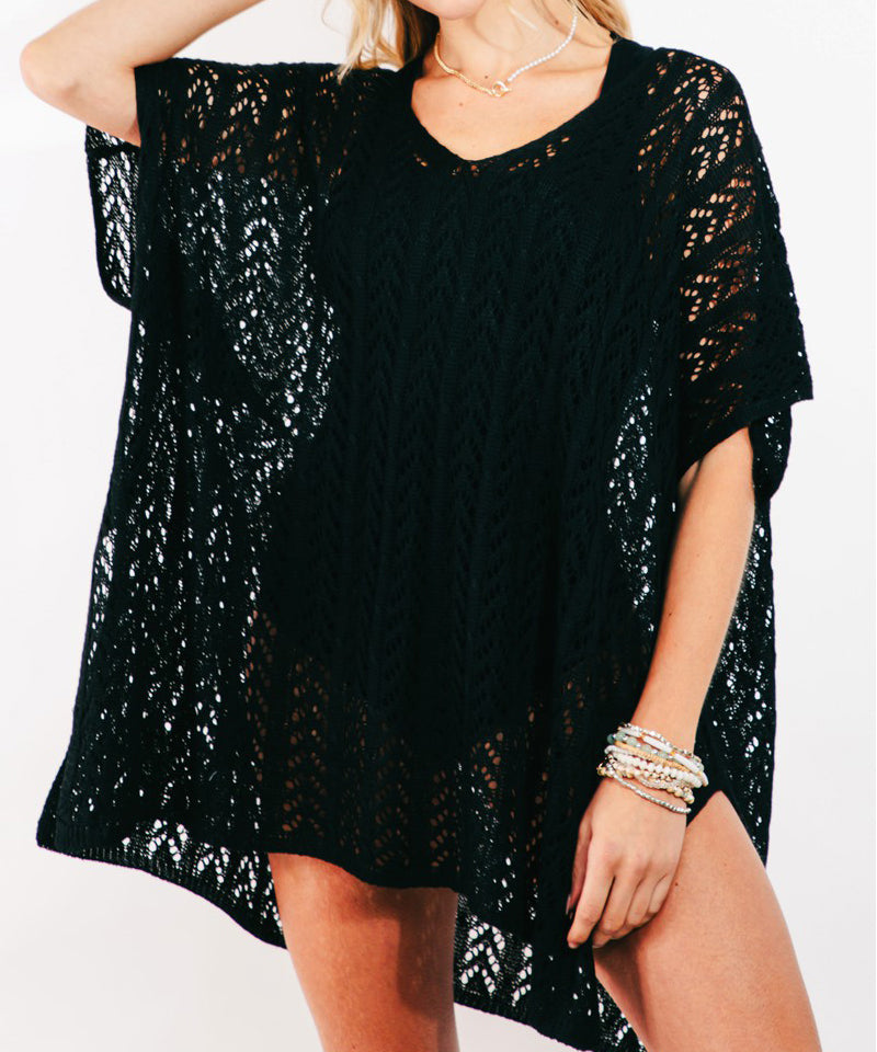 Bathing Suit Cover Up - Black OR Ivory