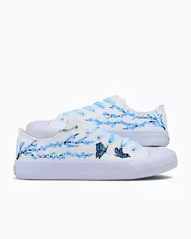 Blossom with Butterfly Hand Painted Shoes