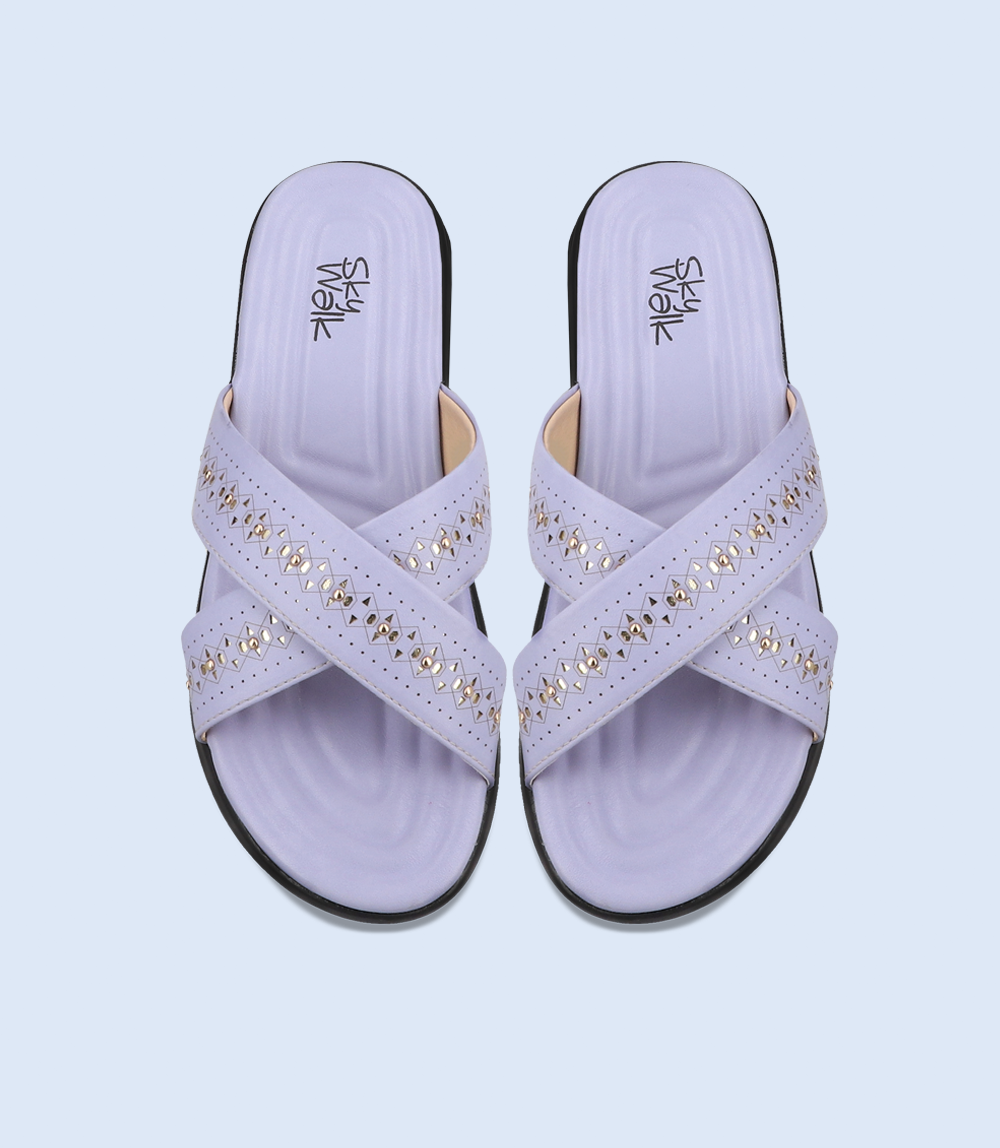 BW7371-LILAC-Women Comfort Slipper