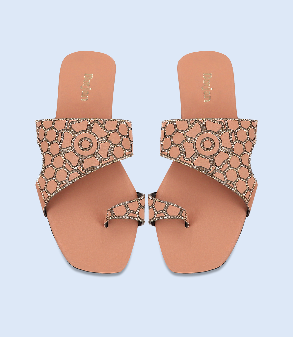 BW7463-TEA PINK-Women Casual Chappal