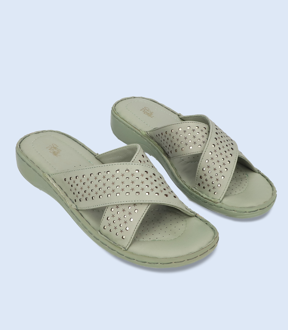 BW7530-MINT-Women Comfort Slipper