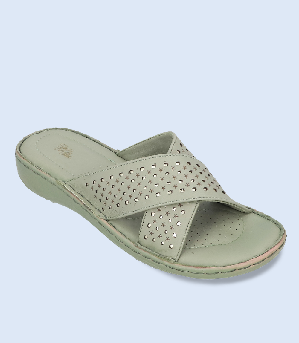 BW7530-MINT-Women Comfort Slipper