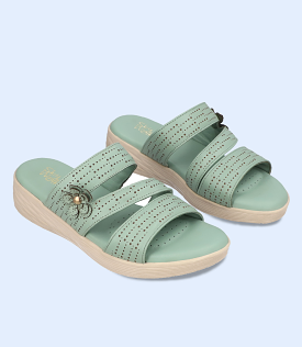 BW7659-MINT-Women Comfort Slipper