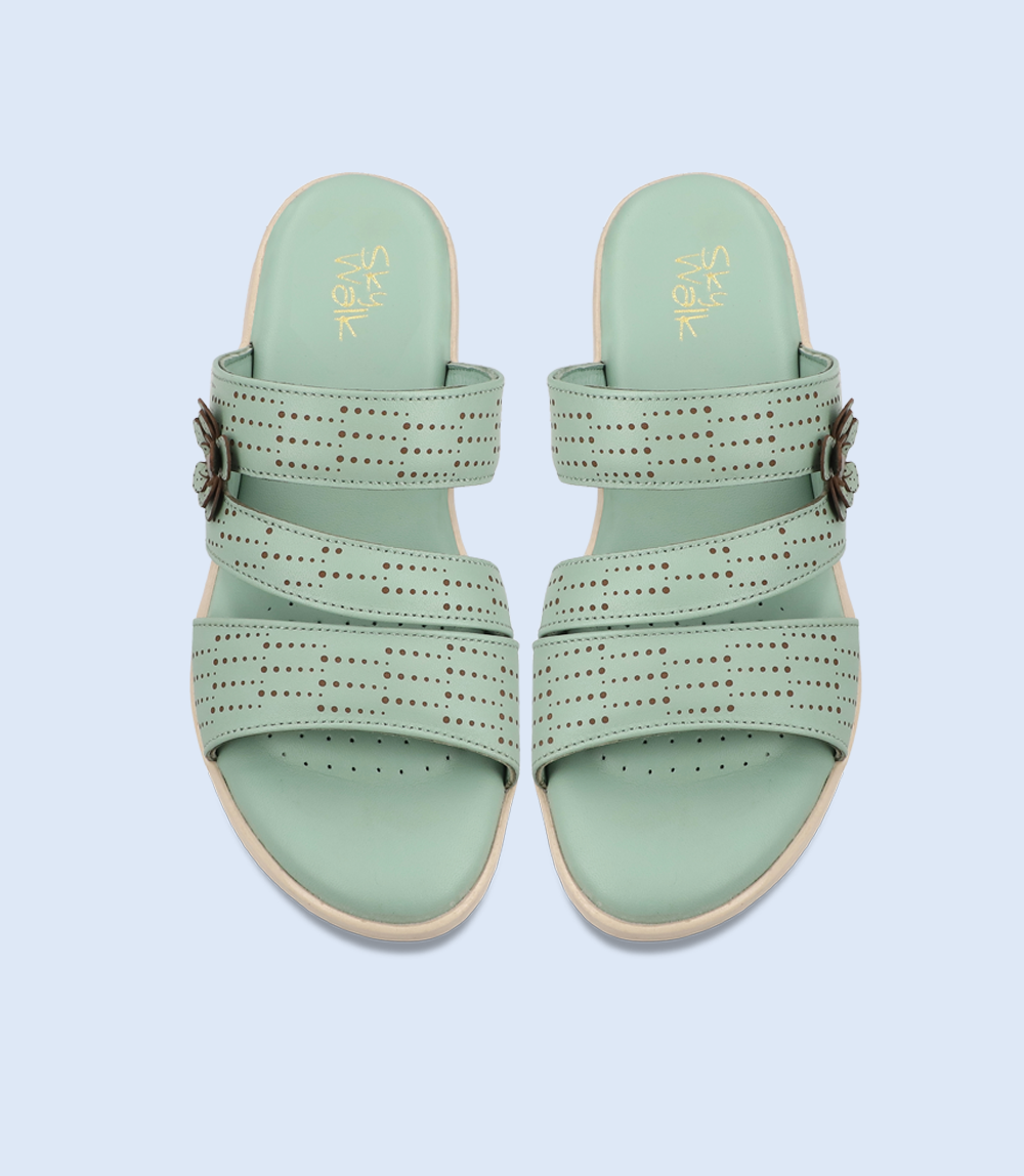 BW7659-MINT-Women Comfort Slipper