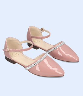 BW8147-NUDE-Women Casual Pumps