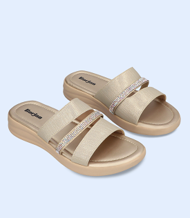 BW8323-GOLDEN-Women Casual Slipper