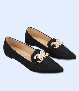 BW8456-BLACK-Women Casual Shoes