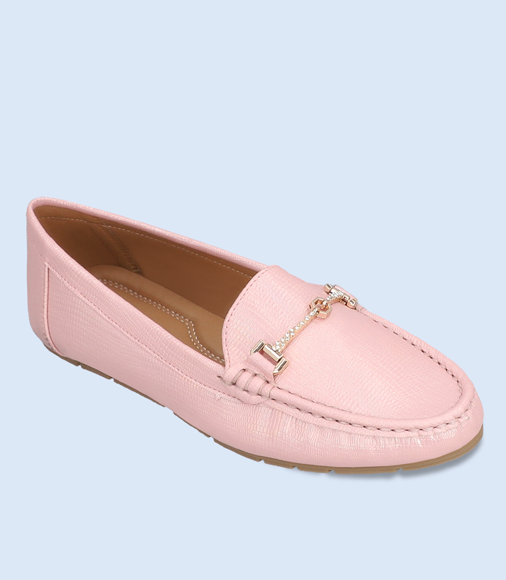 BW8463-CHAMPAGNE-Women Comfort Moccasins