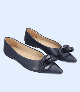 BW8476-NAVY-Women Casual Pumps