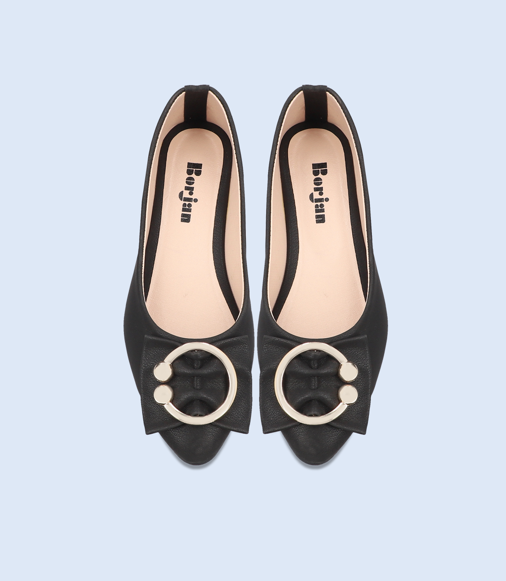 BW8499-BLACK-Women Casual Pumps