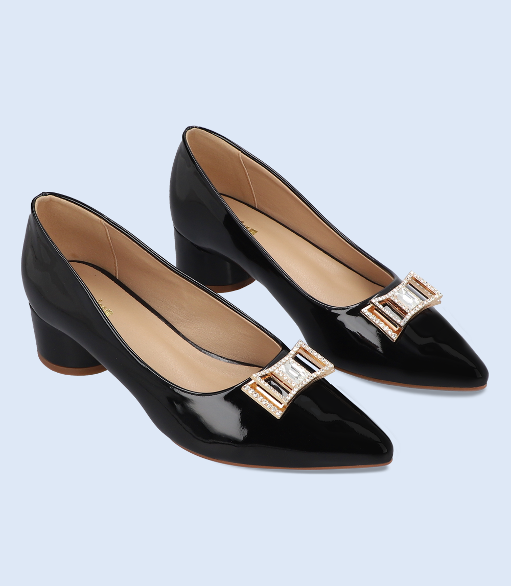 BW8625-BLACK-Women Casual Court Shoes