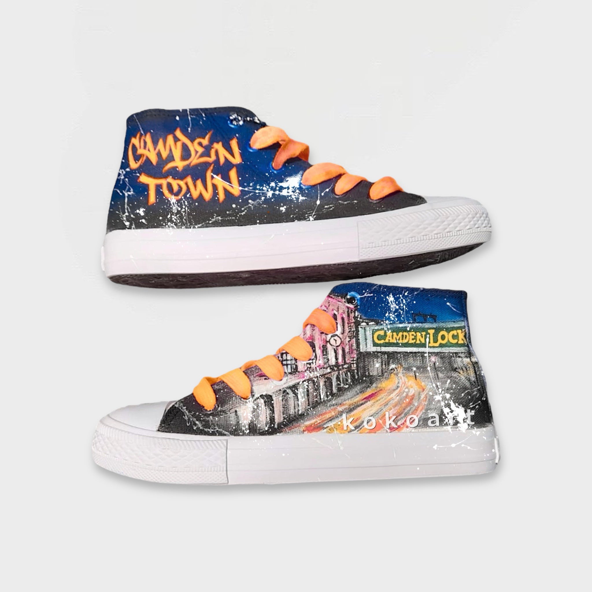 Camden Town Hand Painted Shoes