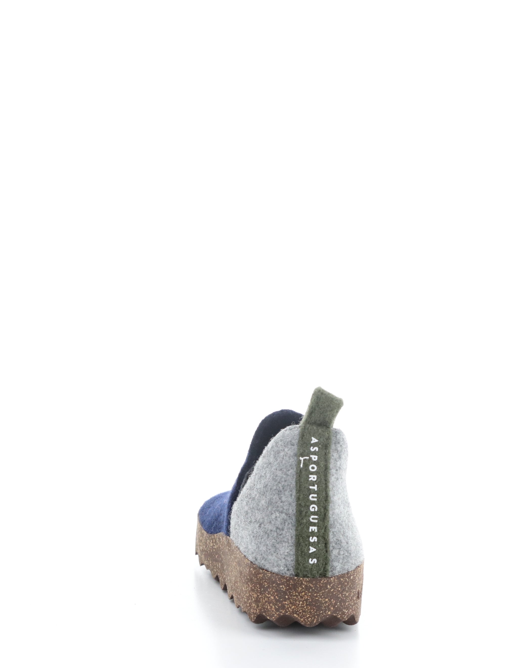 CITY089ASPM 007 NAVY/GREY Round Toe Shoes