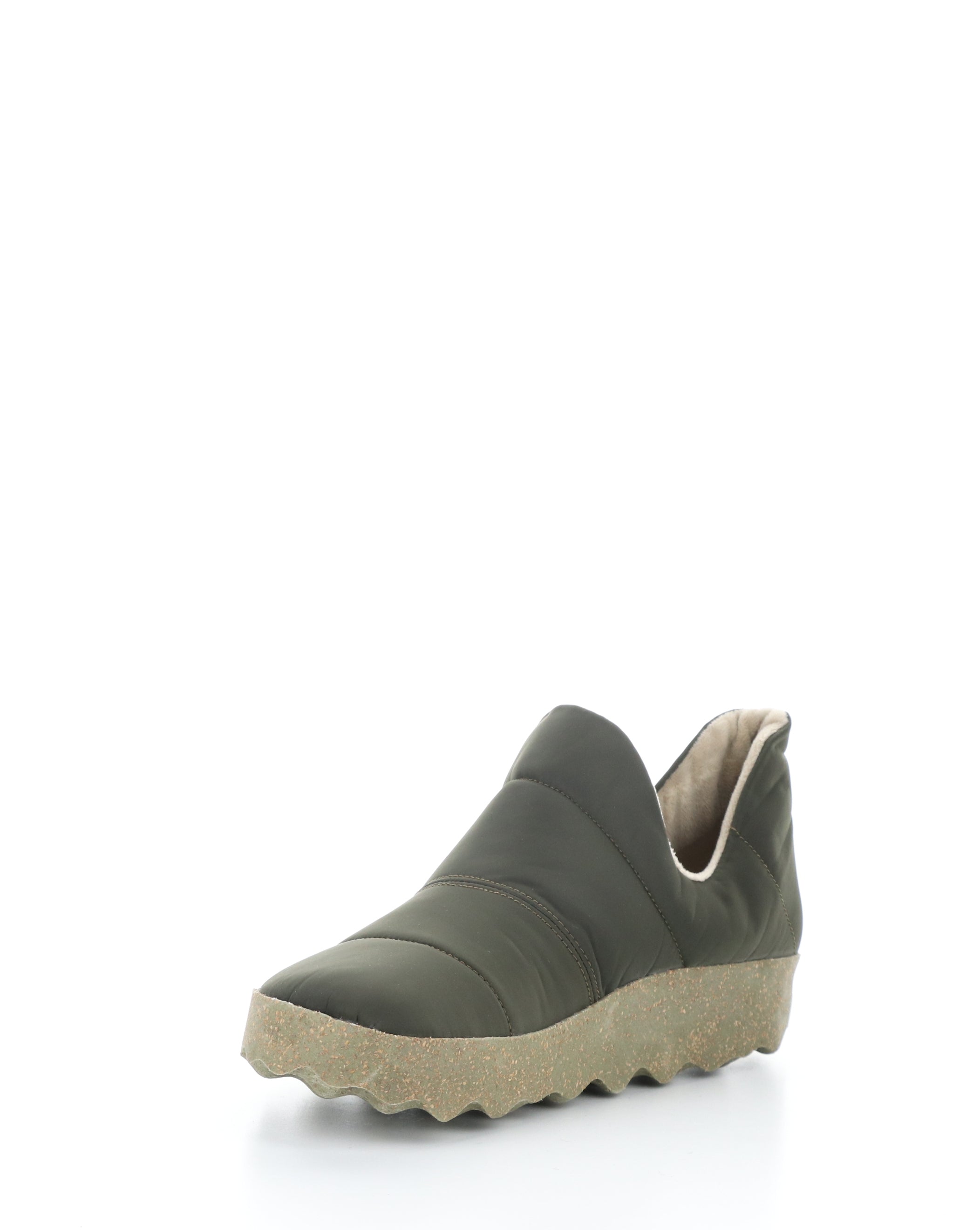 CRUS150ASPM 007 MILITARY GREEN Round Toe Shoes