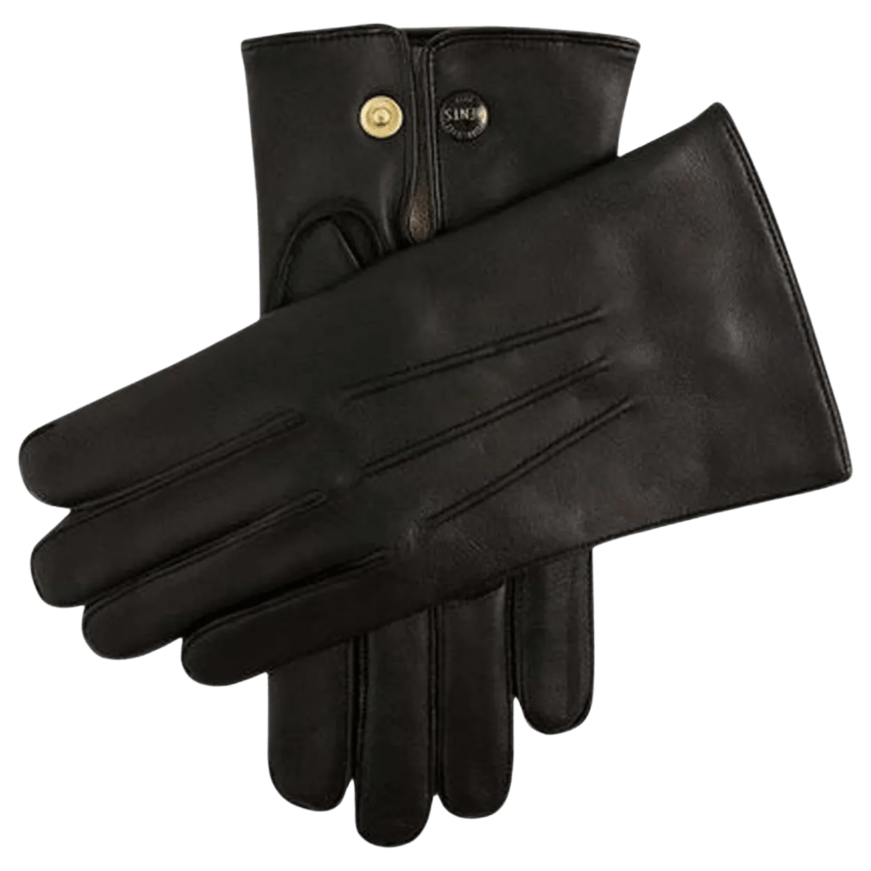 Dents Leather Dress Gloves in Black