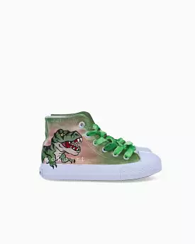 Dinosaur Hand Painted Shoes