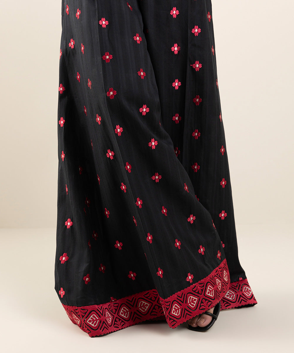 Embroidered Dobby Sharara