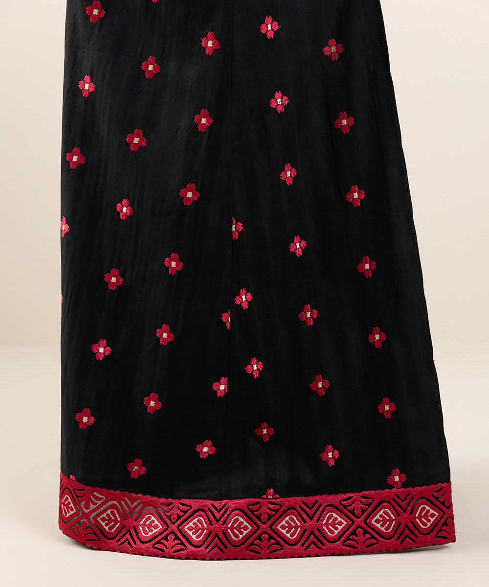 Embroidered Dobby Sharara