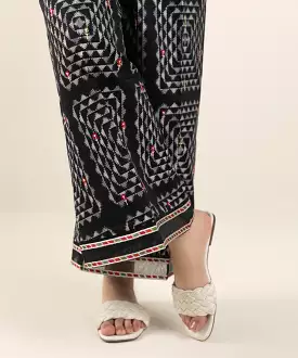 Embroidered Jacquard Culottes