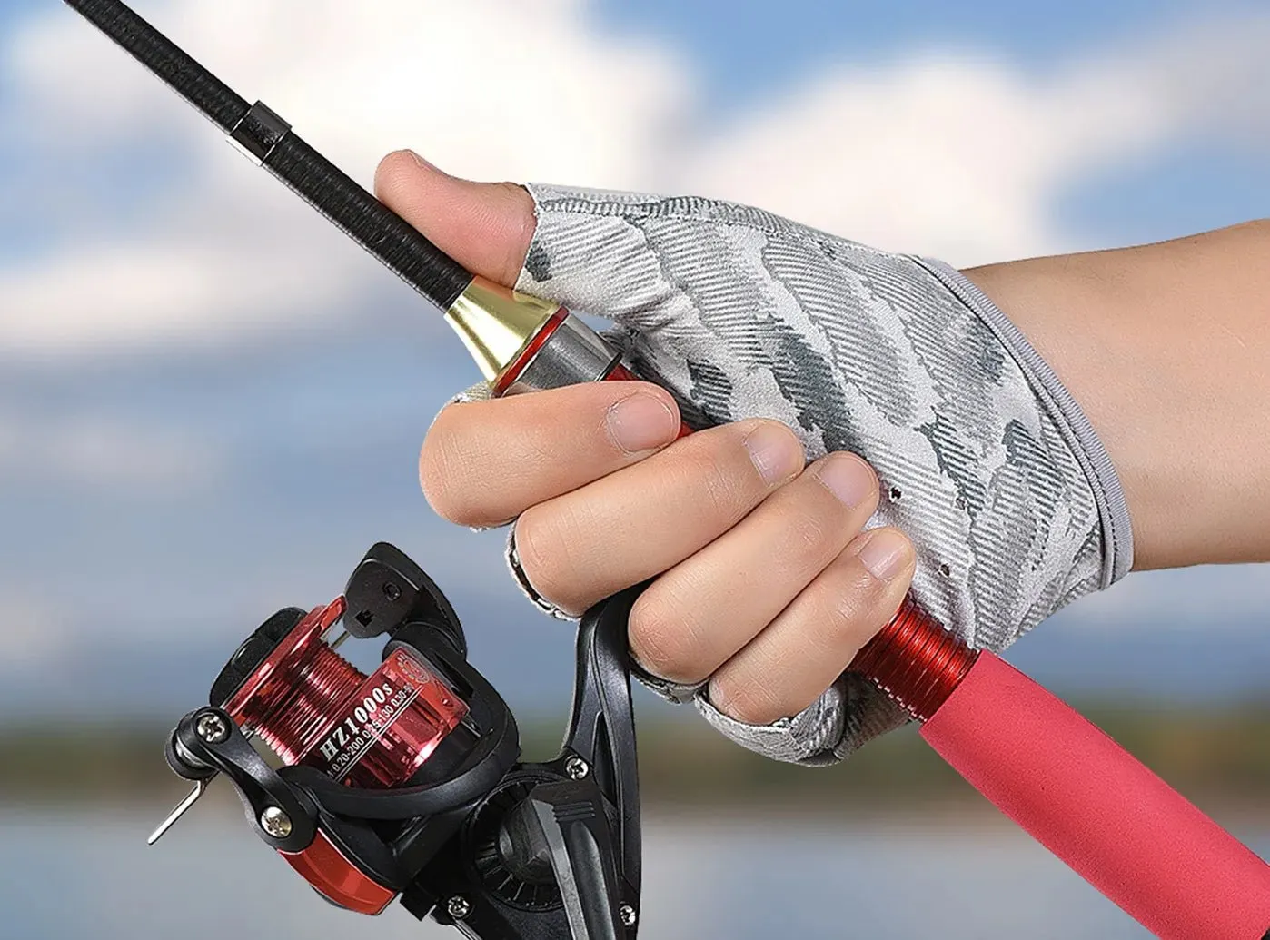 FitVille Half-Finger Fishing Gloves