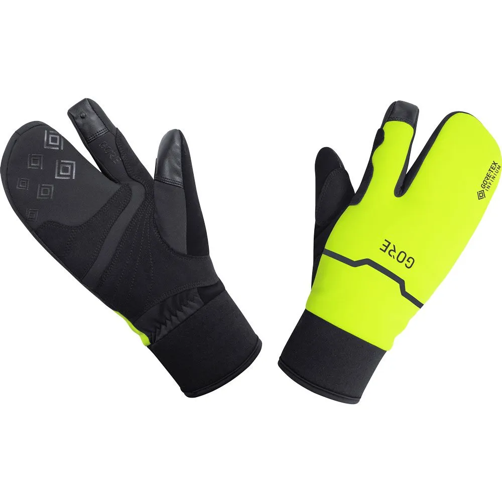 GOREWEAR - GTX Infinium Thermo Split Bike Gloves Unisex black neon yellow