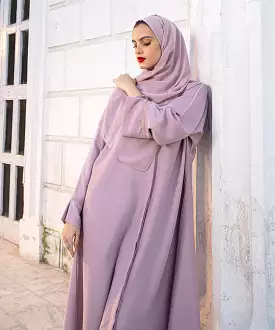 Hand Embellished Abaya Set