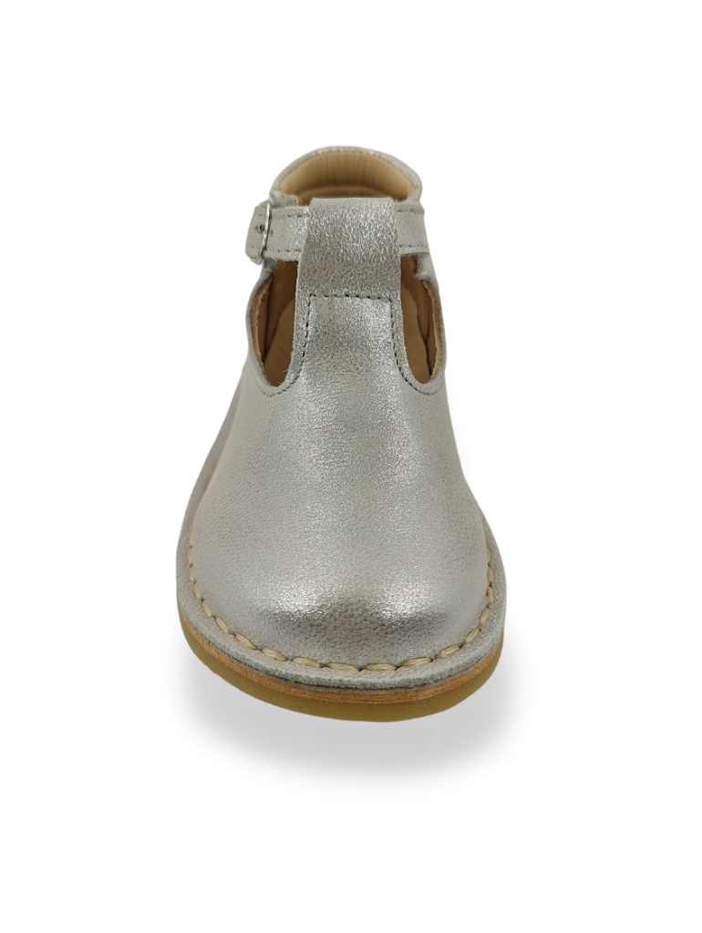 Infant Girls Shoes Petasil Silver Grey Buckle Cooper 20934 sale