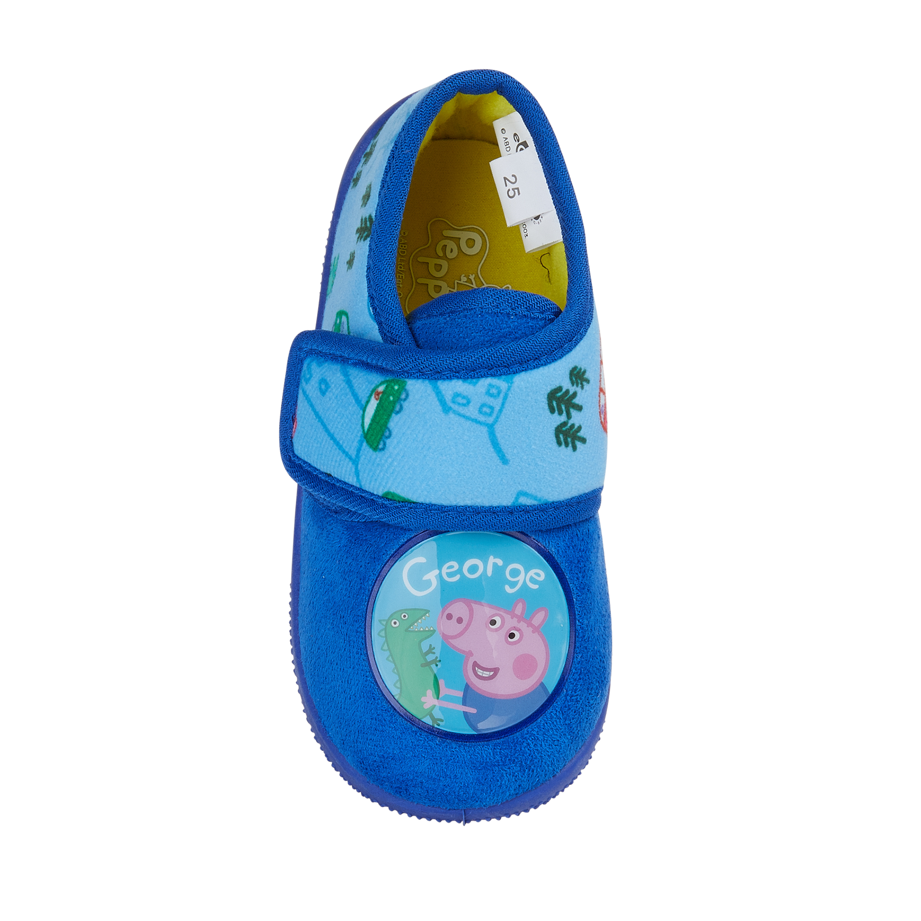 Kids Peppa Pig George Bedroom Slippers Pink Blue Girls Boys Childs Childrens 7 to 12