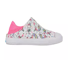 Kids Skechers Foamies Summer Shoes Pink Unicorn 308060L SALE