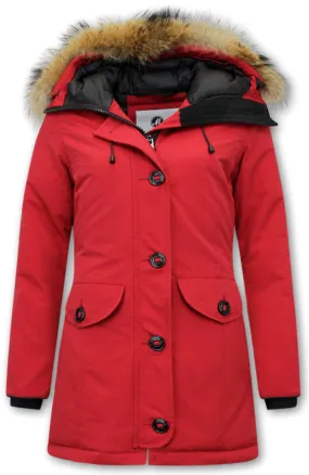 Ladies Hooded Winter Coats with Fur | NEW |