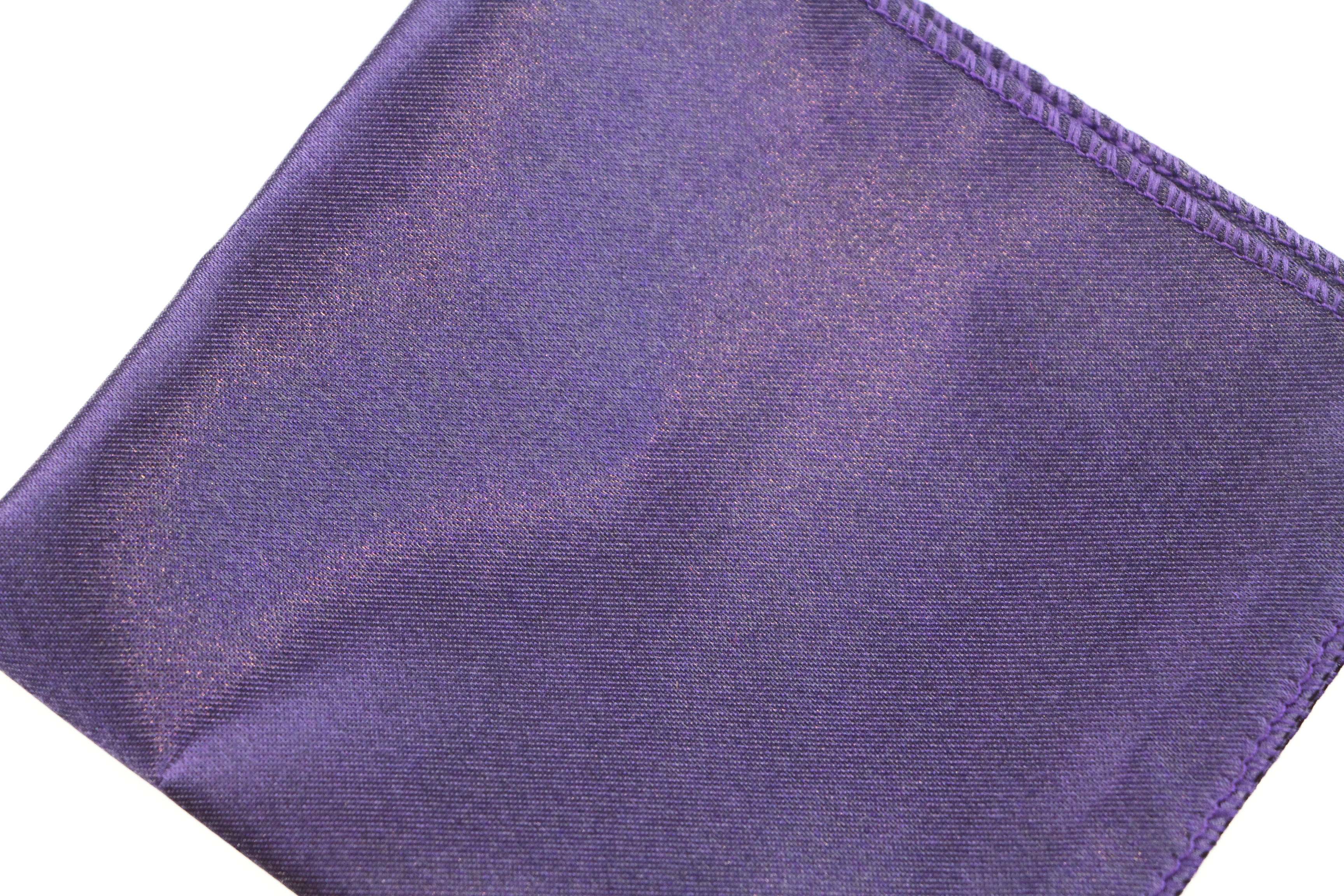 Mens Dark Purple Pocket Square