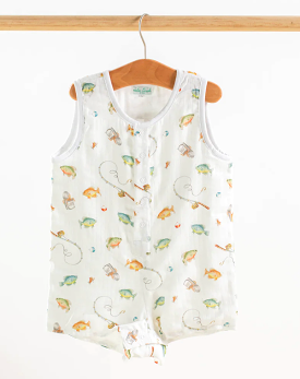 Nola Tawk - Gone Fishing Muslin Shortall