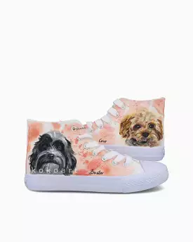 Pet Portrait Hand Painted Shoes