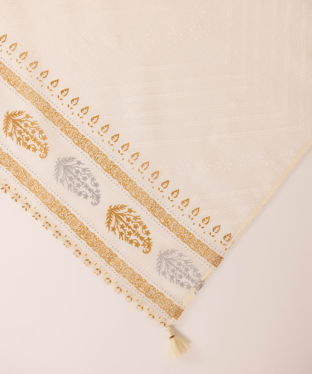 Printed Net Dupatta