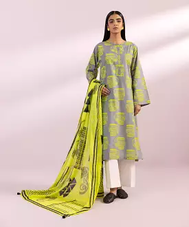 Printed Zari Voile Dupatta