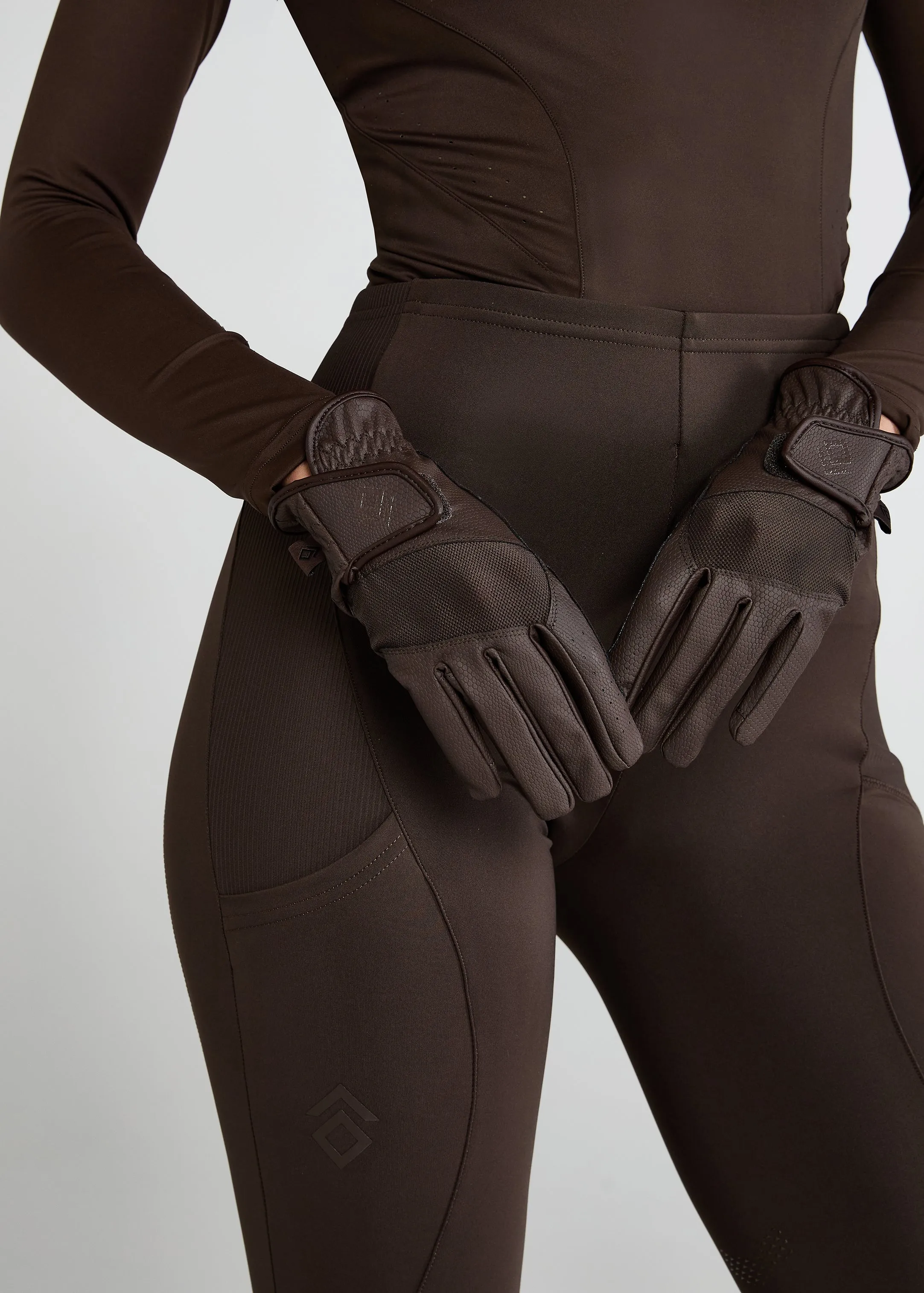 Pro Grip Riding Gloves Chocolate