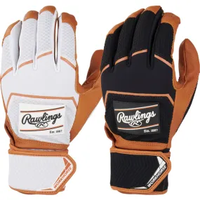 Rawlings Workhorse Baseball Batting Gloves W/ Compression Wrist Strap WHC2BG