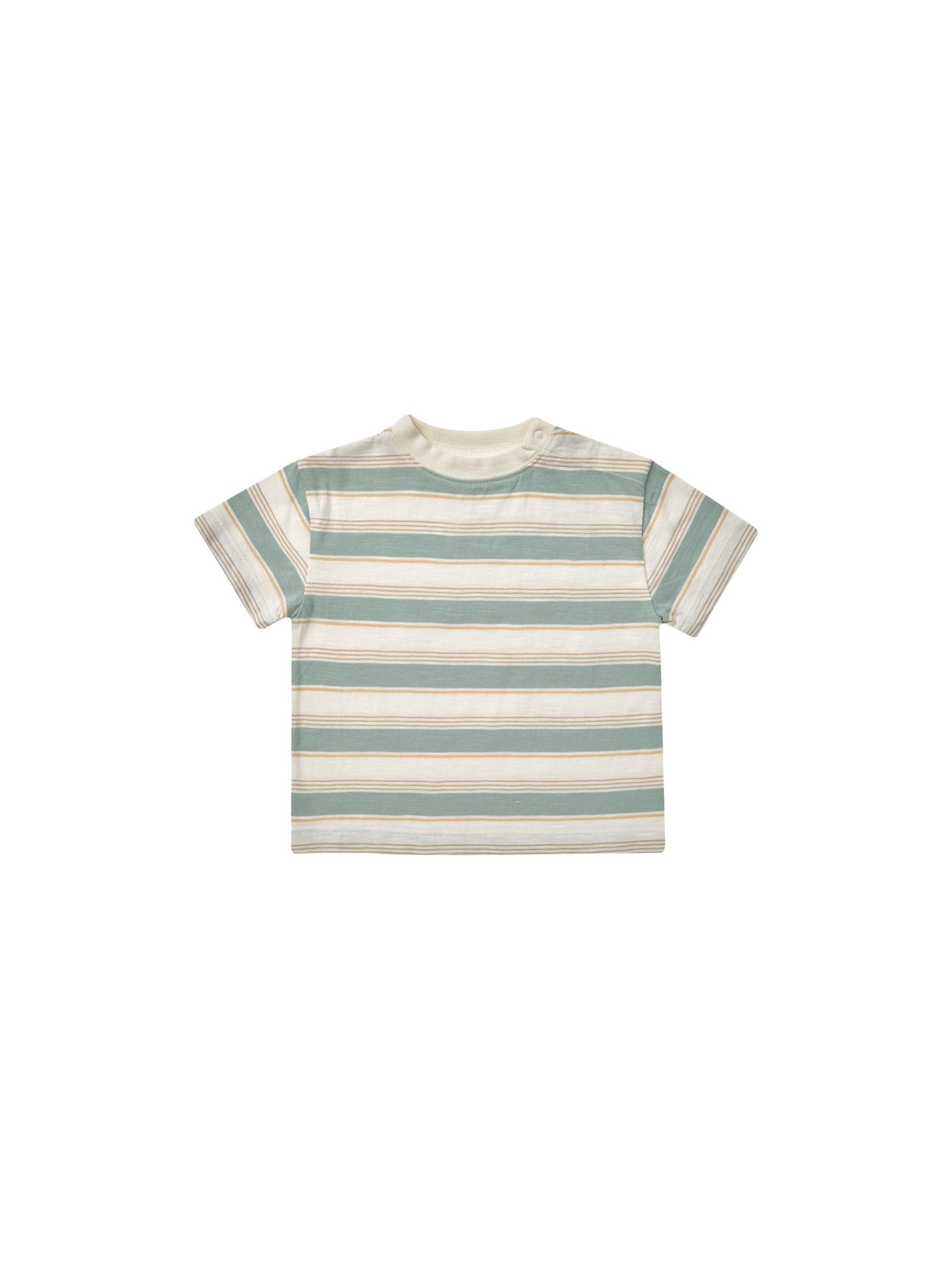 Rylee & Cru - Aqua Stripe Relaxed Tee