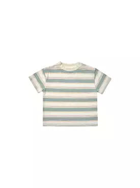 Rylee & Cru - Aqua Stripe Relaxed Tee