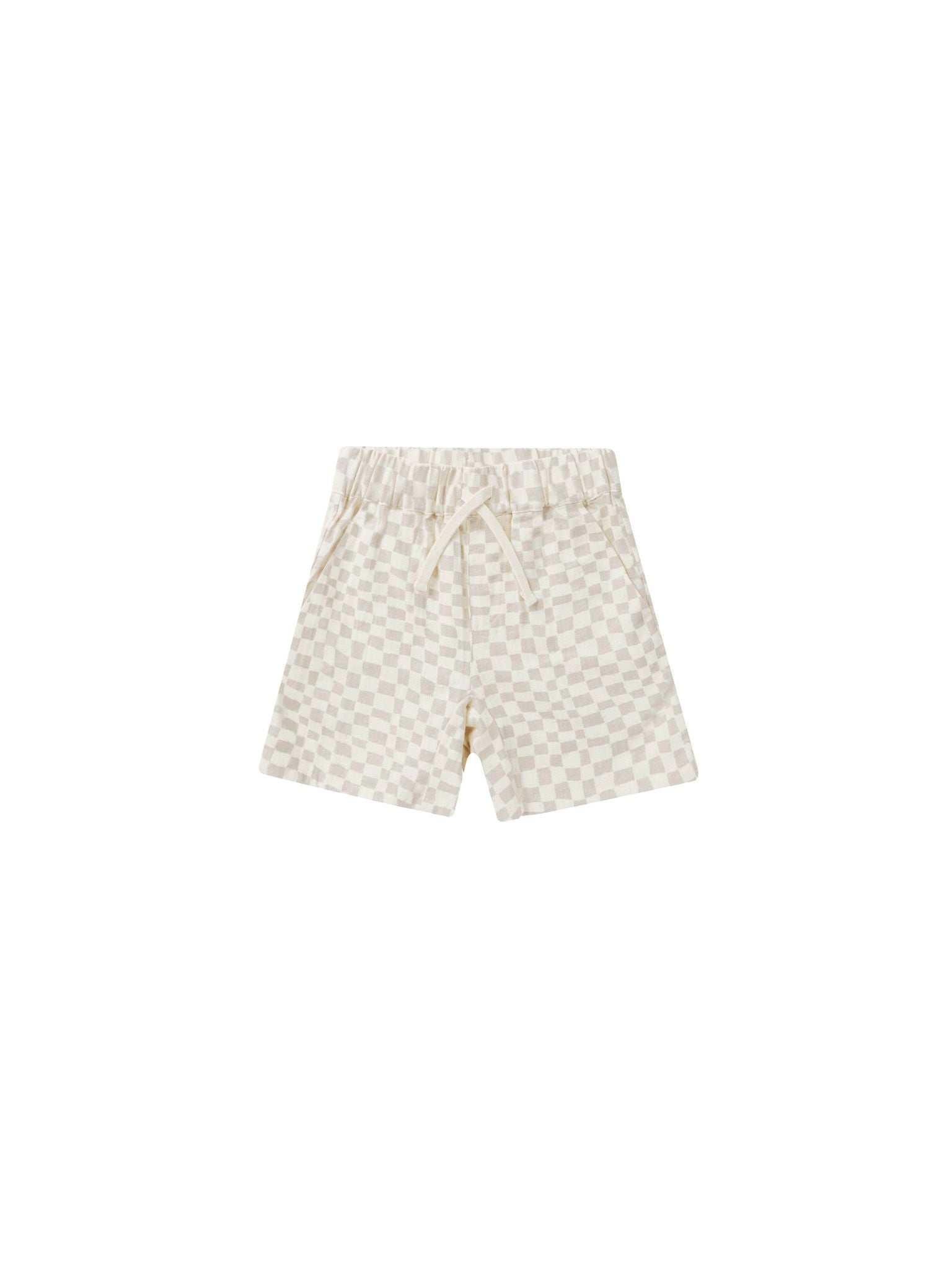 Rylee & Cru - Dove Check Bermuda Short