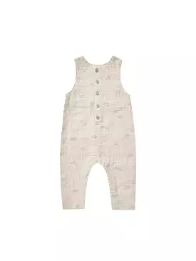 Rylee & Cru - Turtles Button Jumpsuit