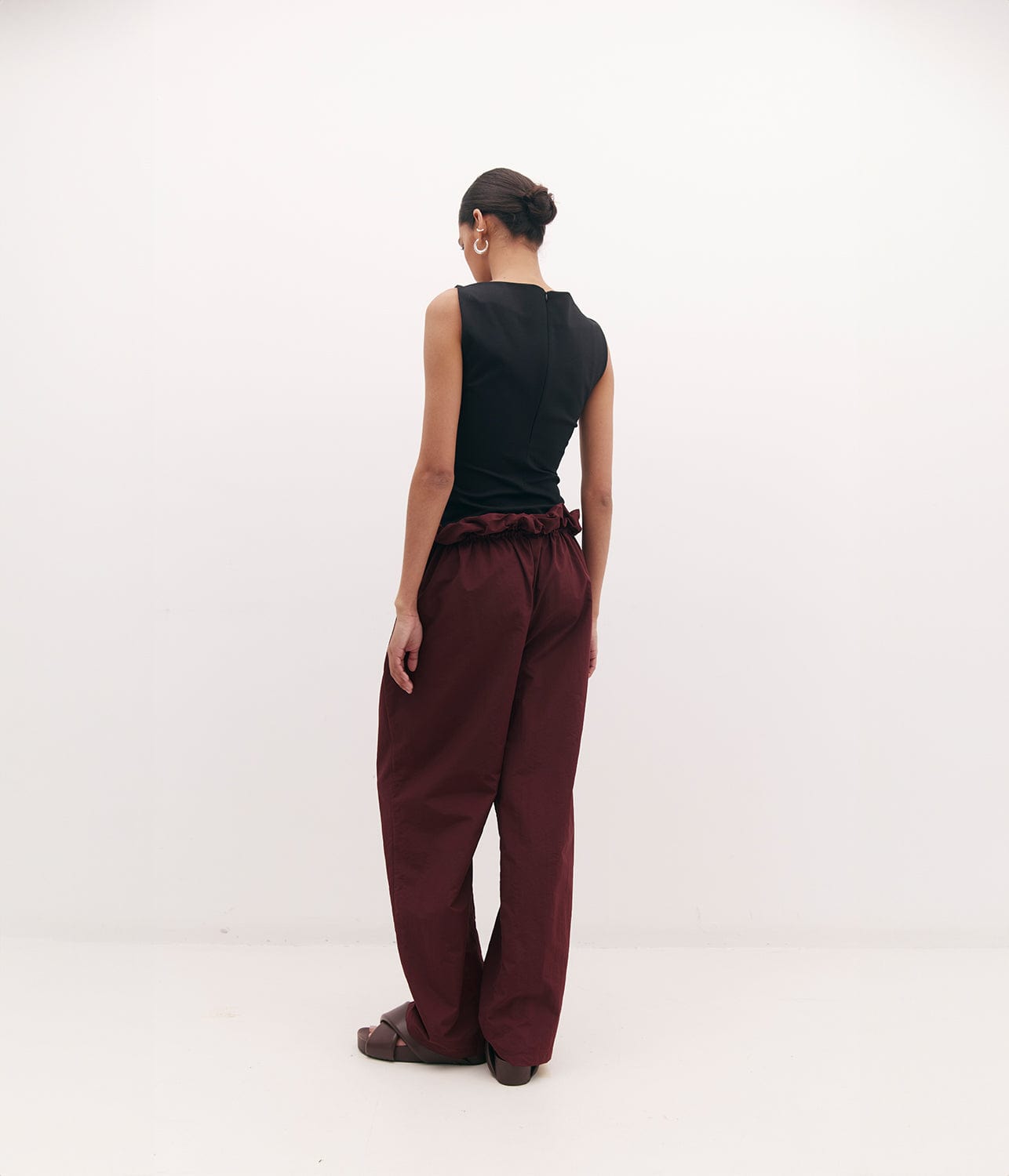 SHERMAN TROUSER- ROSSO