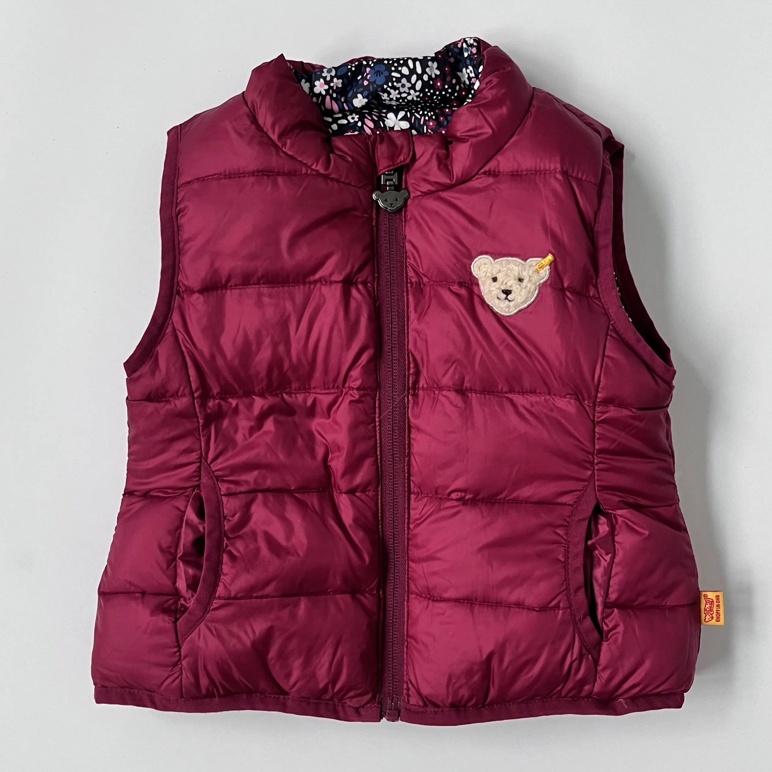 Steiff Reversible Gilet: 12 Months