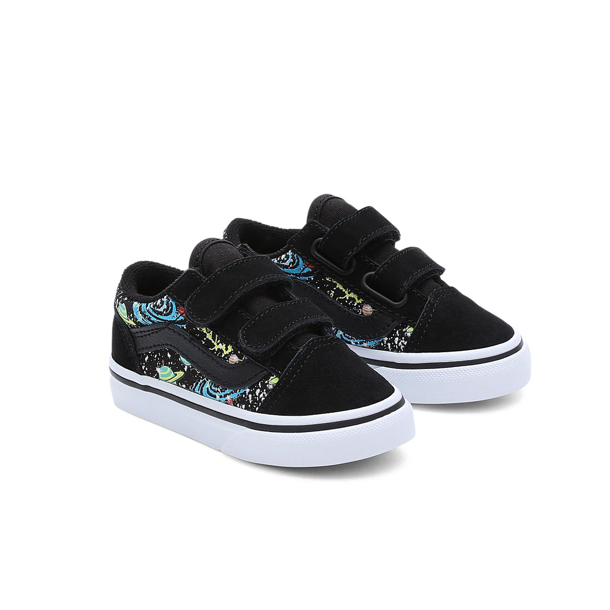 TD OLD SKOOL V COSMIC GLOW BLACK / TRUE WHITE